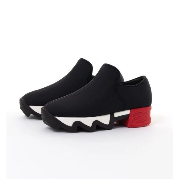 🔥iRi Stylish Black and Red Women's Slip-On Shoes new in box Sz 6 W new - Picture 8 of 10